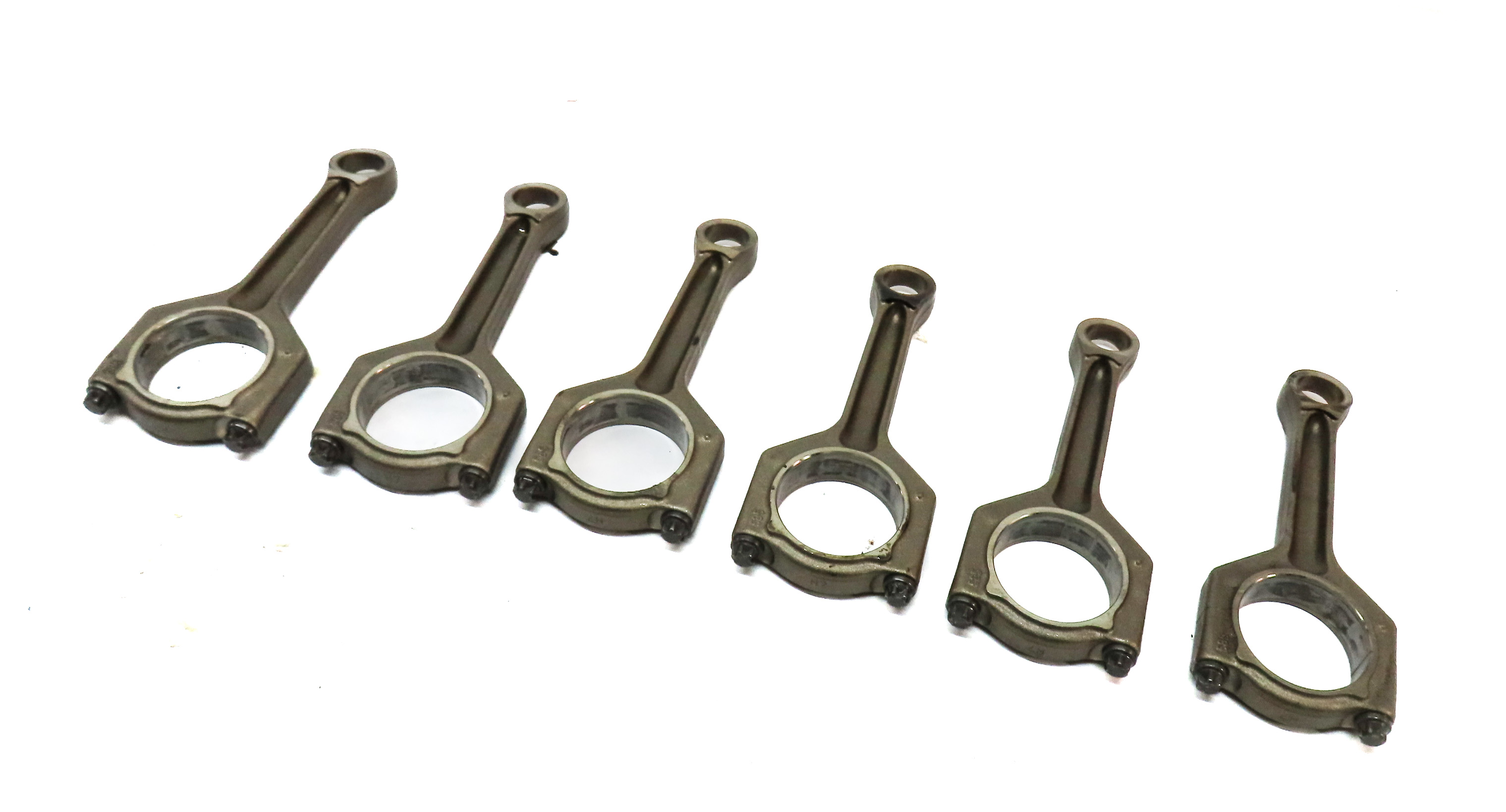 2011 BMW X3 (F25) 3.0L TURBO (N55) ENGINE PISTON CONNECTING ROD SET 6 — exact item pictured